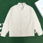 디올 【잔디집】 x 힐튼 넬 데님 오버셔츠 블루종 자켓（레어）