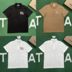 버버리 【잔디집】 EKD 체크 코튼 폴로 셔츠（레어）