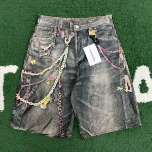 아크네 【잔디집】 데님 숏 루즈핏 팬츠 (레어)