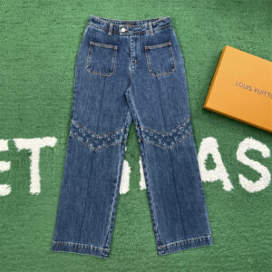 루이비통 【잔디집】 모노그램 엑센트 로 데님 진（레어）