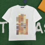 루이비통 【잔디집】 LV 스키 프린트 반팔 티셔츠（레어）