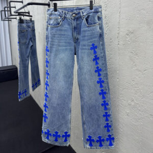 크롬하츠 【사슬공장】 멀티 크로스 데님 팬츠