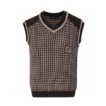 루이비통 【잔디집2】 Marque L.Vuitton Déposée 코튼 자카드 패치 베스트 （세븐）