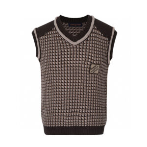 루이비통 【잔디집2】 Marque L.Vuitton Déposée 코튼 자카드 패치 베스트 （세븐）