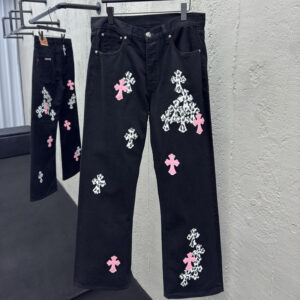 크롬하츠 【사슬공장】 멀티 크로스 데님 팬츠