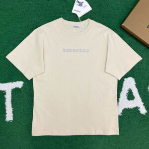 버버리 【잔디집】 페이즐리 코튼 반팔 티셔츠 로고 (레어)