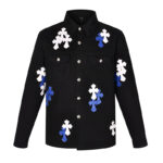 크롬하츠 【잔디집2】 크로스 와펜 더블포켓 버튼 셔츠 남방 （세븐）