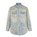 아크네 [잔디집2] 워시드 데님 빈티지 이펙트 셔츠