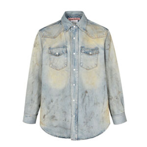 아크네 [잔디집2] 워시드 데님 빈티지 이펙트 셔츠