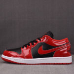 나이키 【CJ공장】 에어조던1 로우 SE 페이턴트 바시티 레드 블랙 HV4089-006