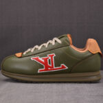 루이비통 【M공장】 LV x 니고 버터소프트 스니커즈 카키