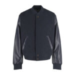 루이비통 【잔디집2】 모노그램 가죽 데님 믹스 블루종 자켓（세븐）