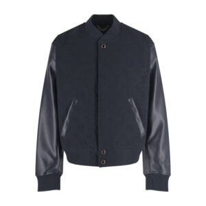 루이비통 【잔디집2】 모노그램 가죽 데님 믹스 블루종 자켓（세븐）