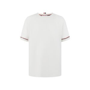 톰브라운 【잔디집2】 코튼 럭비 반팔 티셔츠（세븐）