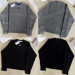 셀린느 26SS 【COPY】 울 캐시미어 트리옹프 로고 니트 스웨터