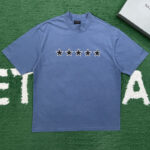 발렌시아가 【잔디집】 스타즈 그래픽 코튼 반팔 티셔츠 (레어)