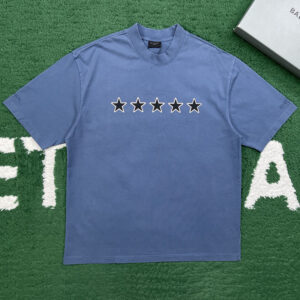 발렌시아가 【잔디집】 스타즈 그래픽 코튼 반팔 티셔츠 (레어)