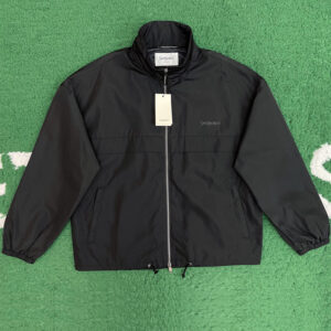 생로랑 【잔디집】 로고 서지 스탠드 카라 블루종（레어）