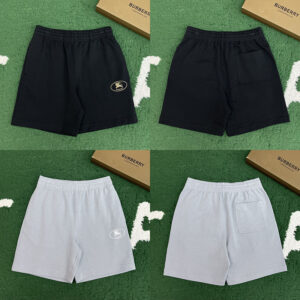 버버리 【잔디집】 EKD 나이트 스탬프 코튼 숏 팬츠（레어）