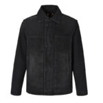 루이비통 [잔디집2] 엠보싱 데님 셔츠 블랙