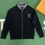 루이비통 【잔디집】 LV 봄버 니트 자켓（레어）