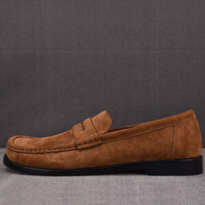 로에베 【GD공장】 캄포 로퍼 브러쉬드 스웨이드