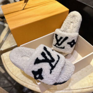 루이비통 【Hello】 시어링 파세오 플랫 컴포트 뮬 슬리퍼 （TJ공장）