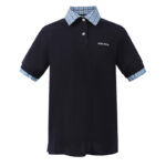 미우미우 【잔디집2】 피케 앤 포플린 폴로 셔츠（세븐）