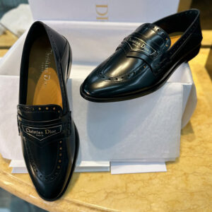 디올 【Hello】 보이 브러쉬드 레더 로퍼（TJ공장）