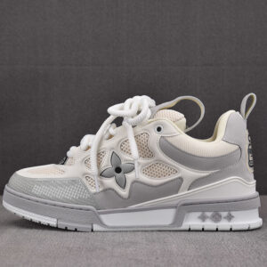 루이비통 【BQ공장】 LV 스케이트 스니커즈 그레이 화이트 (업그레이드 버전)