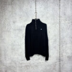 셀린느 [사슬집] 트리오페 반집업 니트 울 캐시미어 자수로고