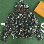 루이비통 【잔디집】 모노그램 리버서블 윈드브레이커（레어）