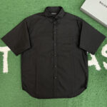 발렌시아가 【잔디집】 로고 테이프 프린트 반팔 티셔츠（레어）