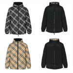 버버리 【잔디집2】 리버서블 체크 다운 패딩 자켓（세븐）