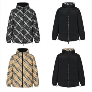 버버리 【잔디집2】 리버서블 체크 다운 패딩 자켓（세븐）