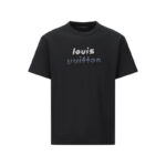 루이비통 【잔디집2】 비즈 엠브로이더드 코튼 반팔 티셔츠（세븐）