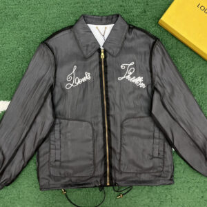 루이비통 [잔디집] 엠브로이더드 블루종 나일론