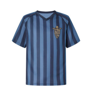 펜디 【잔디집2】 클럽 엠블럼 스트라이프 v넥 반팔 티셔츠（세븐）