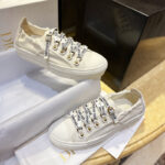 디올 【터보】 워크앤디올 캔버스 스니커즈（TJ공장）