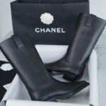 샤넬 【Happy】 23s CC 로고 카우보이 롱 부츠 （TJ공장）