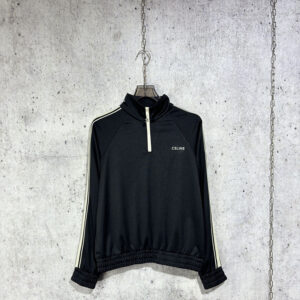 셀린느 [사슬공장] 트러커 반집업 스웨트셔츠