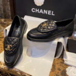 샤넬 【터보】 CC 로고 턴락 퀼팅 로퍼（TJ공장）