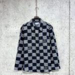 루이비통 [사슬공장] 24FW 다미에 울 오버셔츠