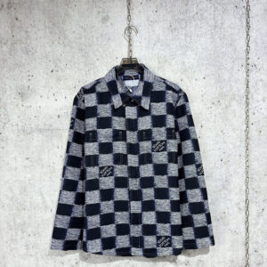 루이비통 [사슬공장] 24FW 다미에 울 오버셔츠
