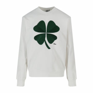 디올 【잔디집2】 클로버 자수 스웨트셔츠 맨투맨 （세븐）
