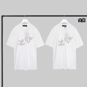 루이비통 【YD공장】 LV 엠벨리시드 리본 반팔 티셔츠