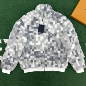 루이비통 【잔디집】 다모플라주 다미에 스노우 후리스 자켓 (레어)