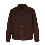 루이비통 【잔디집2】 파이핑 투포켓 모노그램 엠보스드 오버셔츠（세븐）