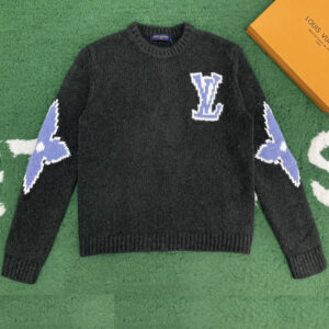 루이비통 【잔디집】 LV 스키 청키 울 블렌드 풀오버 니트 스웨터（레어）