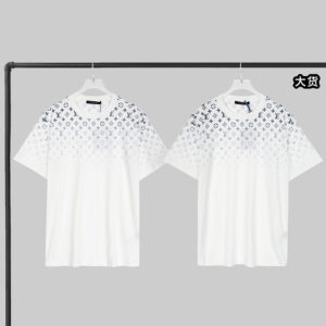 루이비통 【YD공장】 그라디언트 반팔 티셔츠 코튼